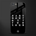 don't get too loud glass case for iphone 6 plus image