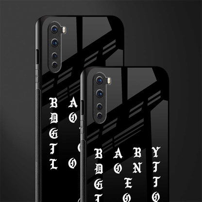 don't get too loud glass case for oneplus nord ac2001 image-2