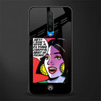 don't give a flying chappal glass case for poco x2 image