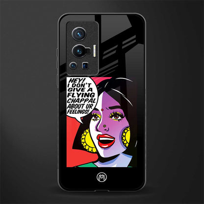 don't give a flying chappal glass case for vivo x70 pro image