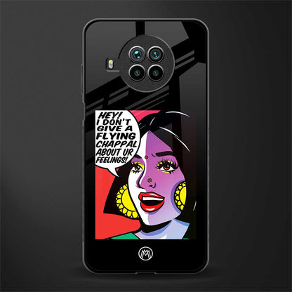 don't give a flying chappal glass case for mi 10i image