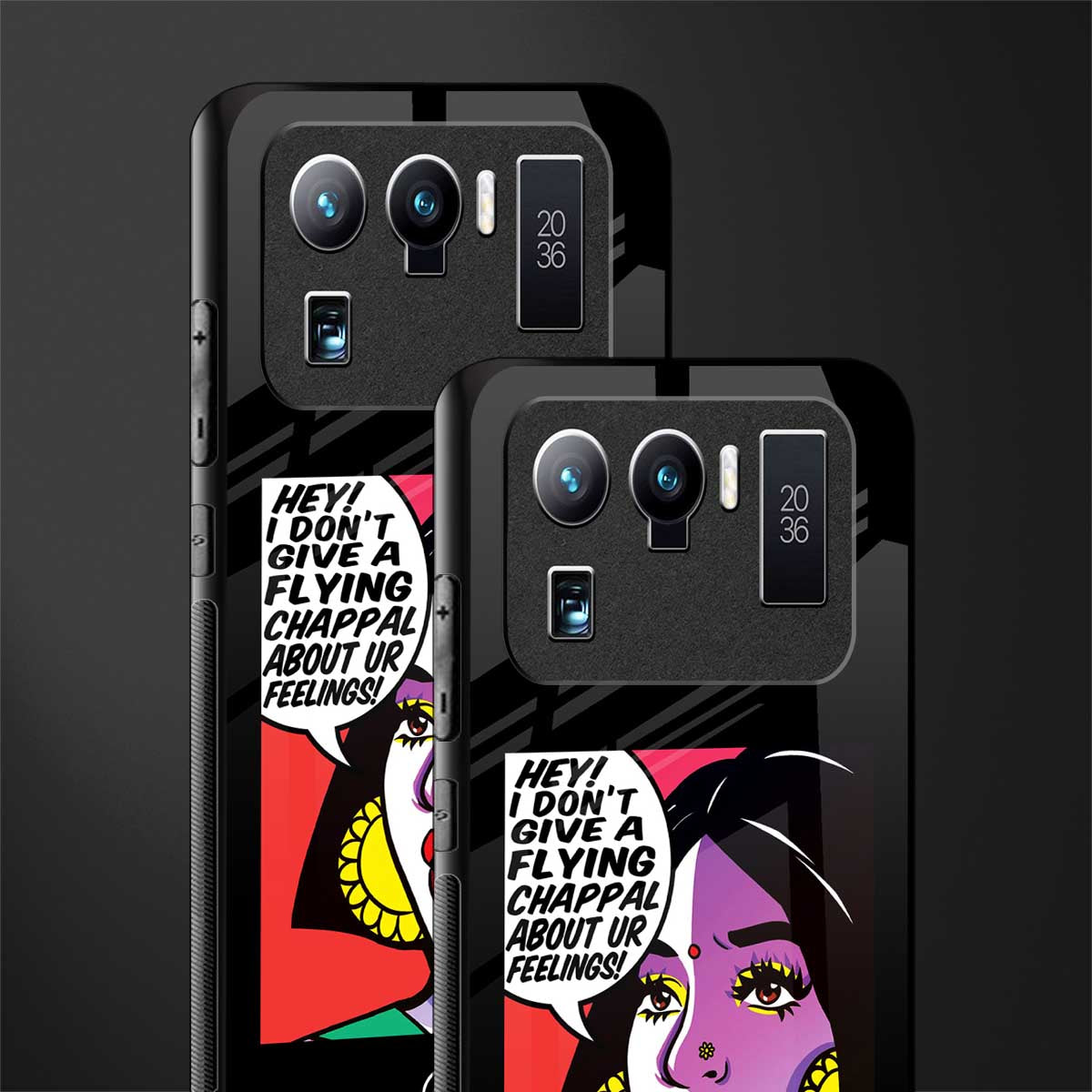 don't give a flying chappal glass case for mi 11 ultra 5g image-2