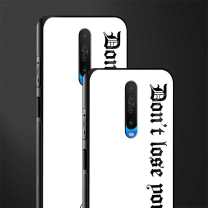 don't lose yourself glass case for poco x2 image-2
