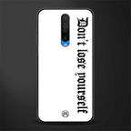 don't lose yourself glass case for poco x2 image