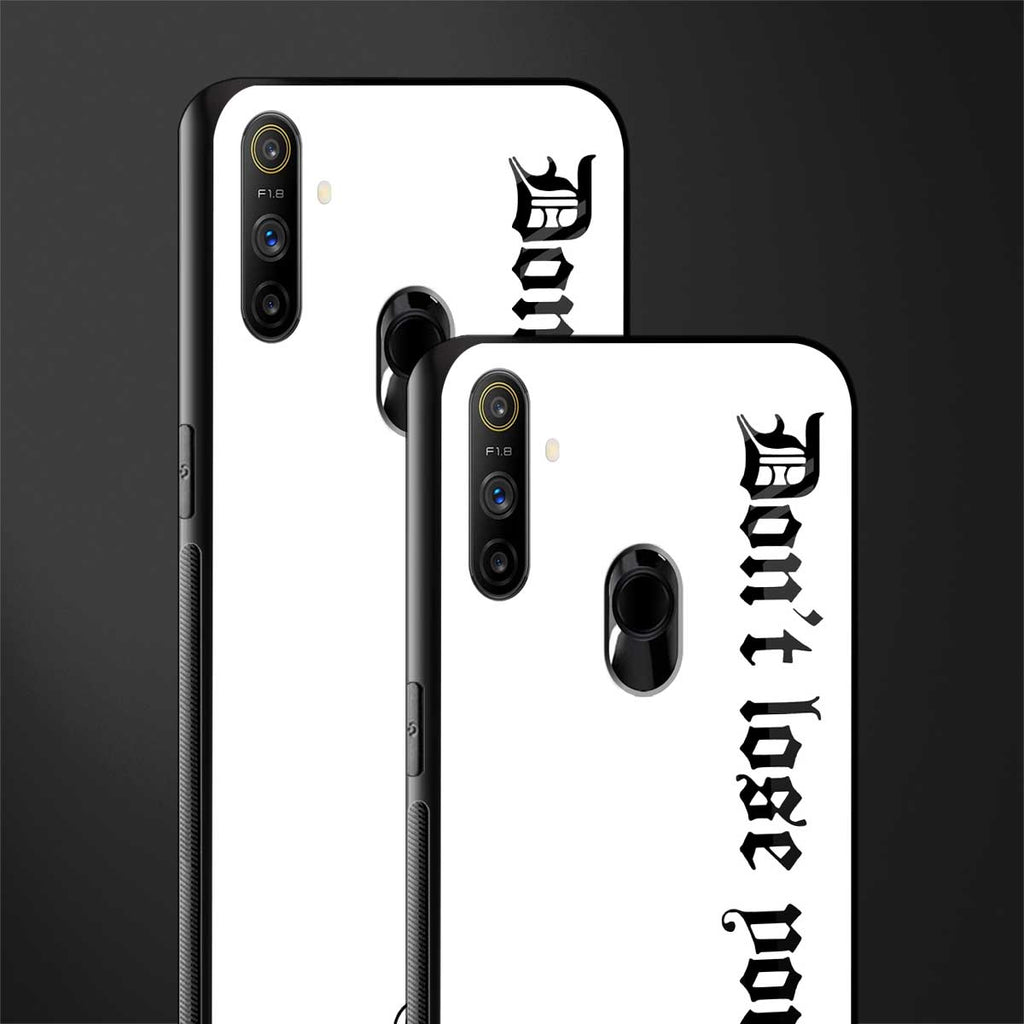 don't lose yourself glass case for realme narzo 10a image-2