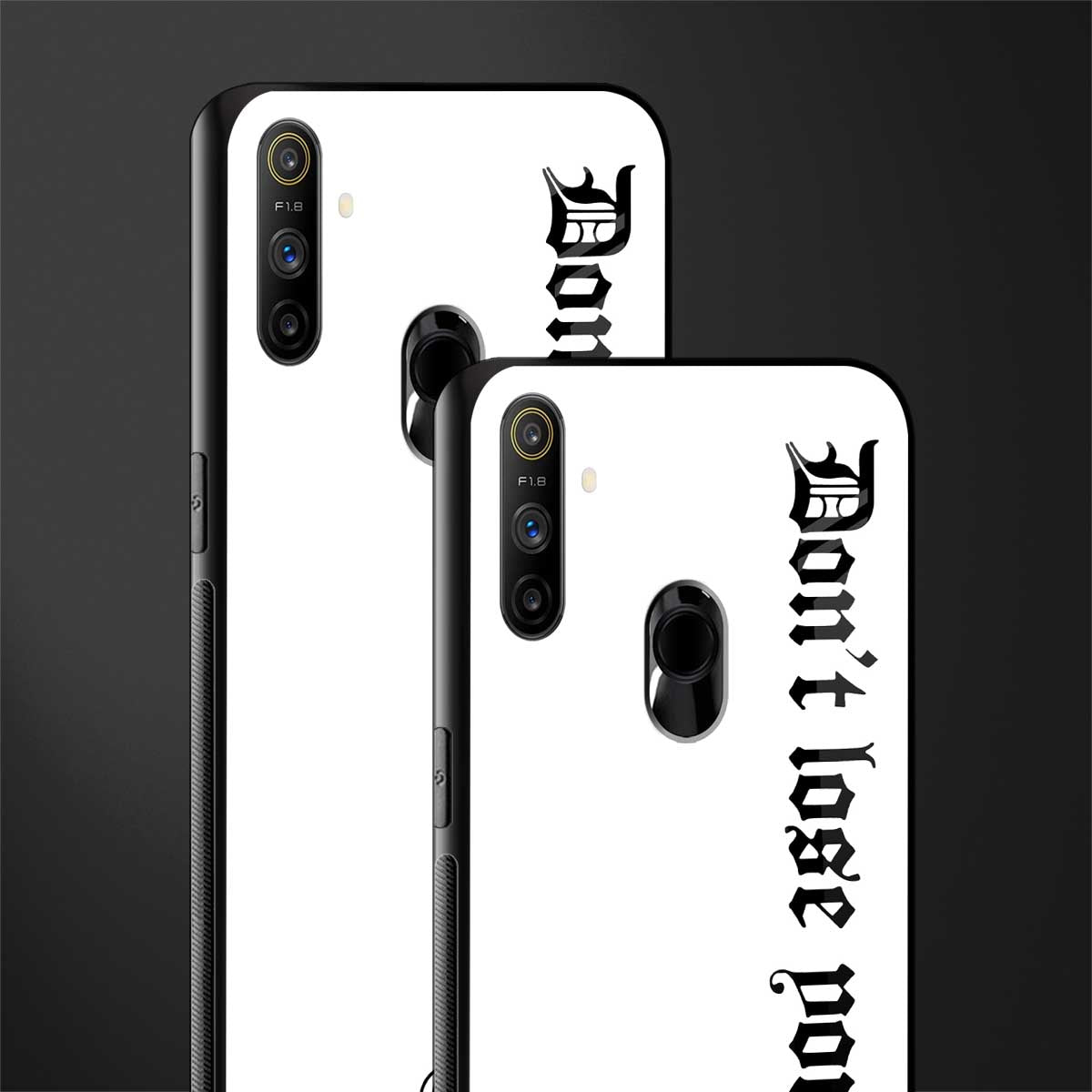 don't lose yourself glass case for realme narzo 20a image-2