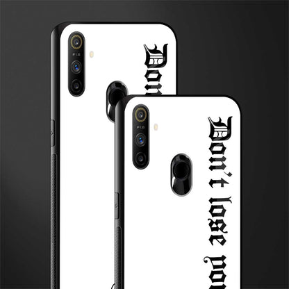 don't lose yourself glass case for realme narzo 20a image-2