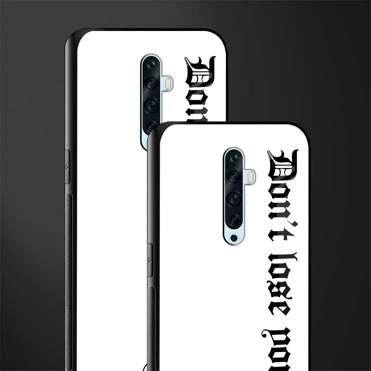 don't lose yourself glass case for oppo reno 2z image-2
