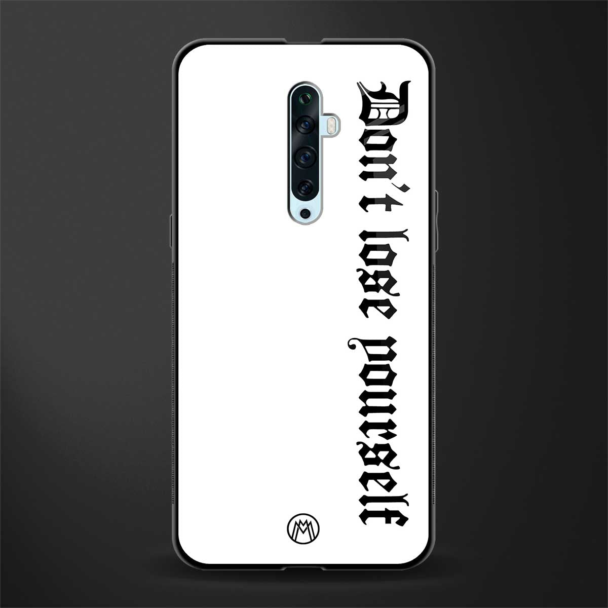 don't lose yourself glass case for oppo reno 2f image