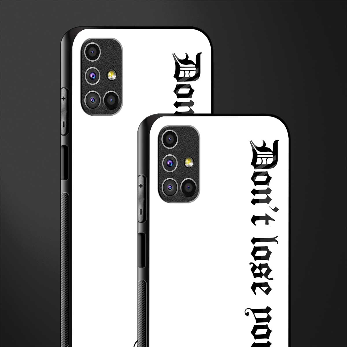 don't lose yourself glass case for samsung galaxy m31s image-2