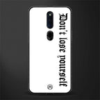 don't lose yourself glass case for oppo f11 pro image