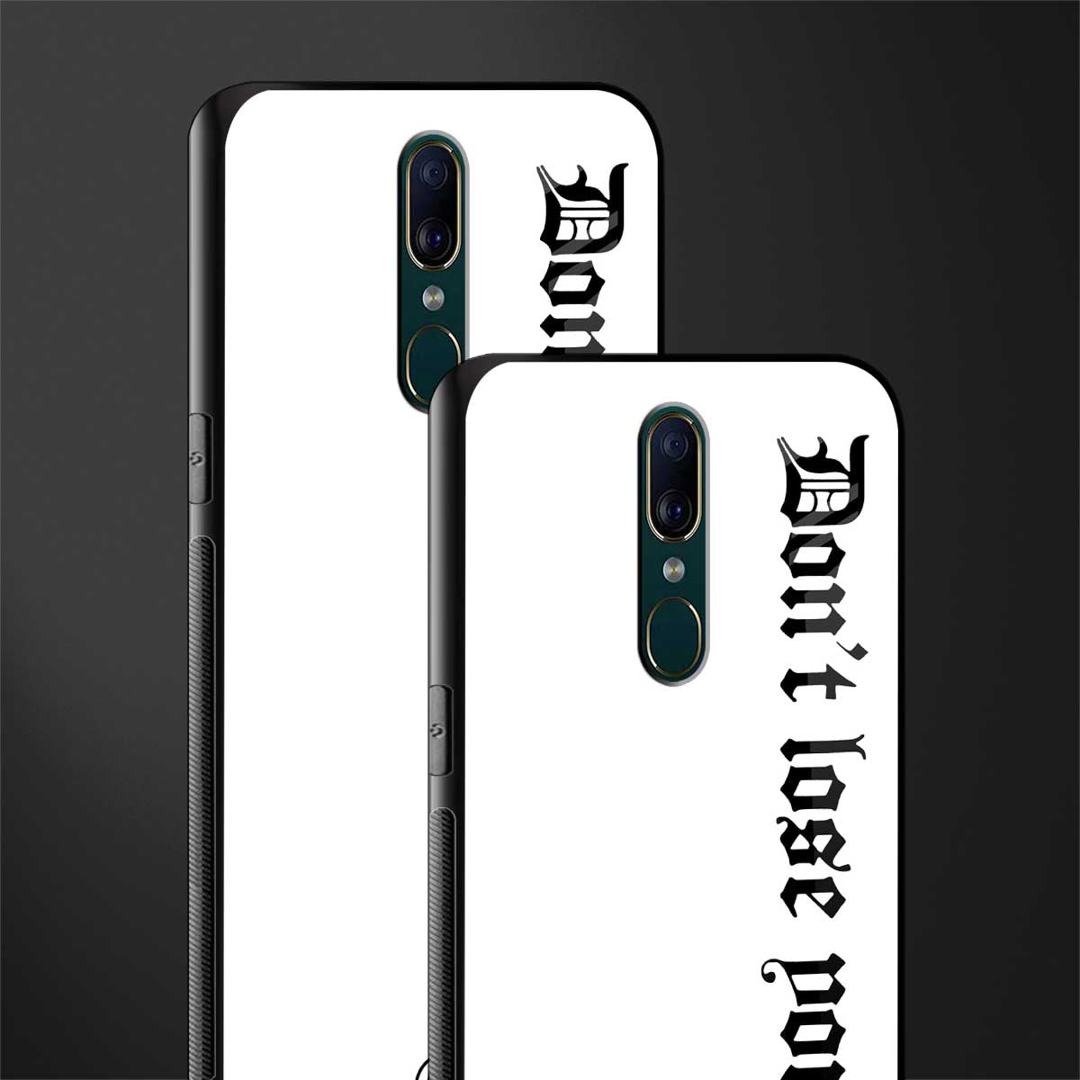 don't lose yourself glass case for oppo f11 image-2