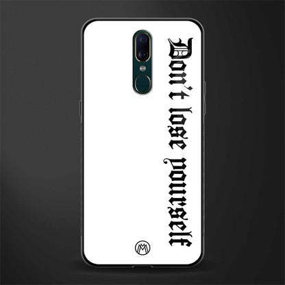 don't lose yourself glass case for oppo f11 image