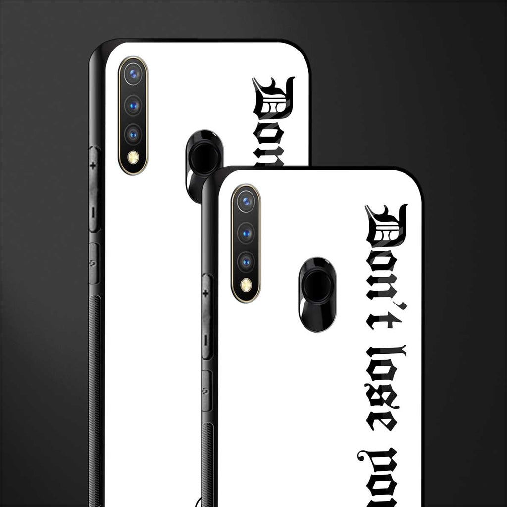 don't lose yourself glass case for vivo u20 image-2