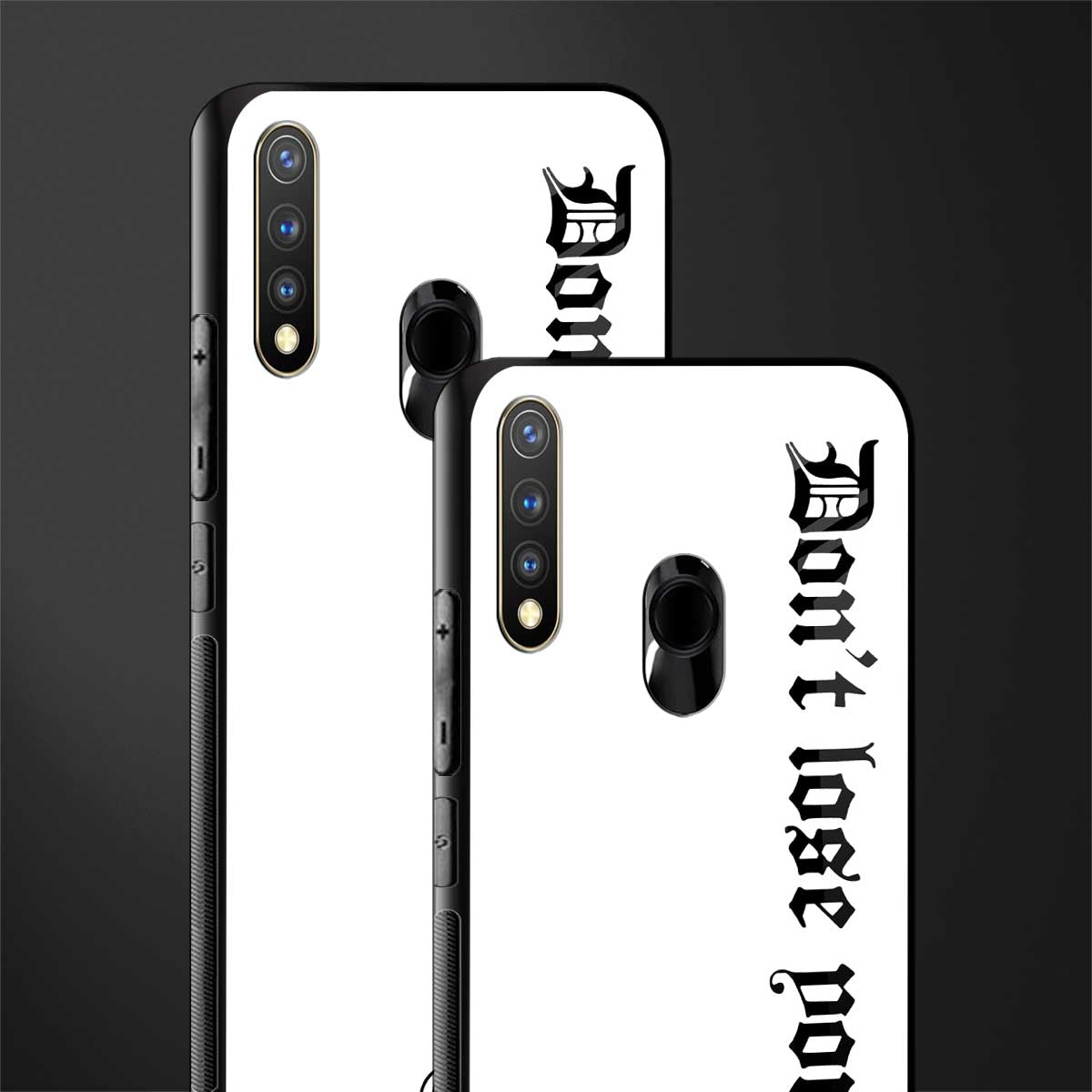don't lose yourself glass case for vivo u20 image-2