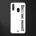 don't lose yourself glass case for vivo u20 image