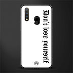 don't lose yourself glass case for vivo u20 image