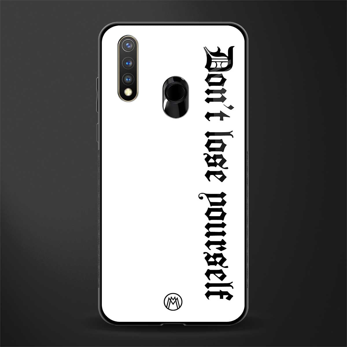 don't lose yourself glass case for vivo u20 image