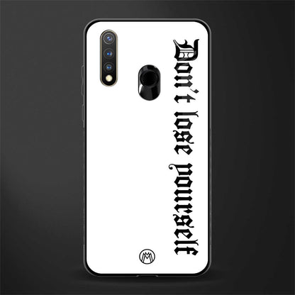 don't lose yourself glass case for vivo u20 image