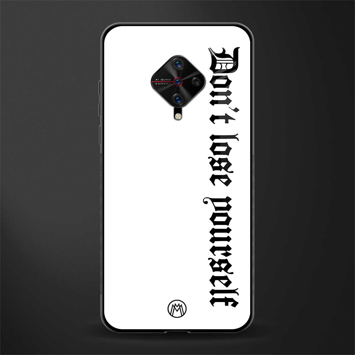 don't lose yourself glass case for vivo s1 pro image