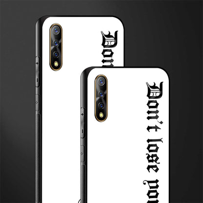 don't lose yourself glass case for vivo s1 image-2