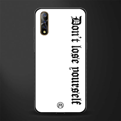 don't lose yourself glass case for vivo s1 image