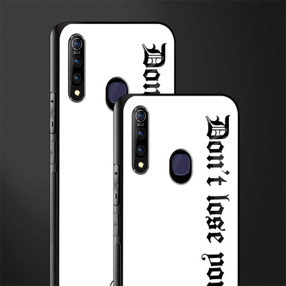 don't lose yourself glass case for vivo z1 pro image-2