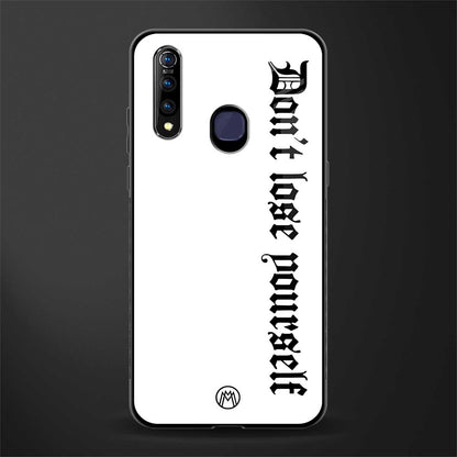 don't lose yourself glass case for vivo z1 pro image