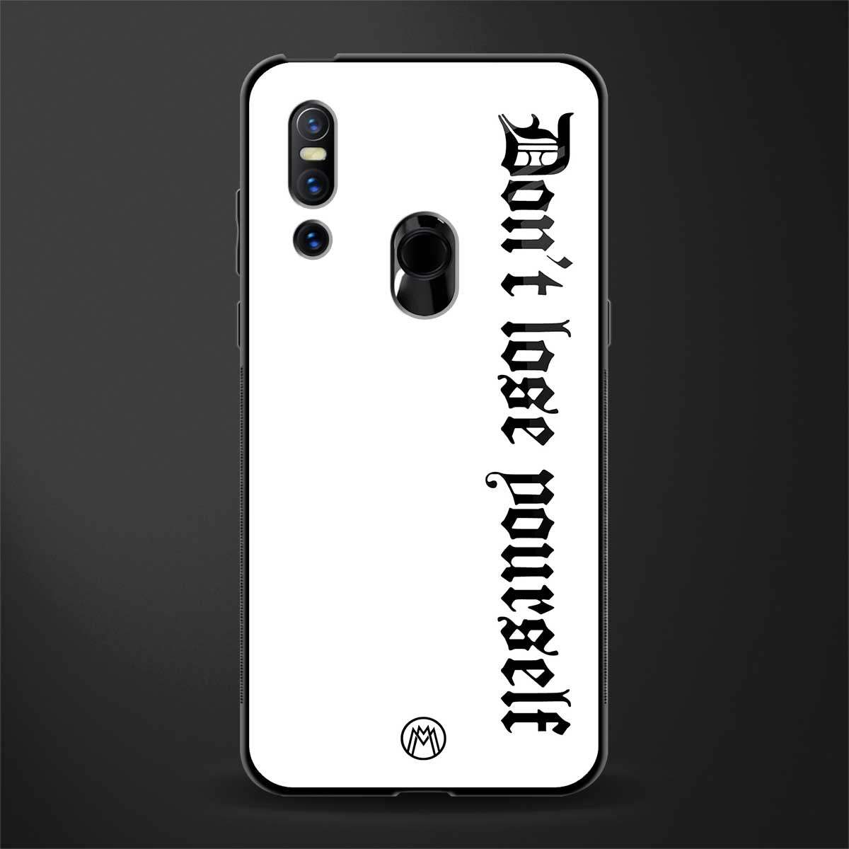 don't lose yourself glass case for vivo v15 image