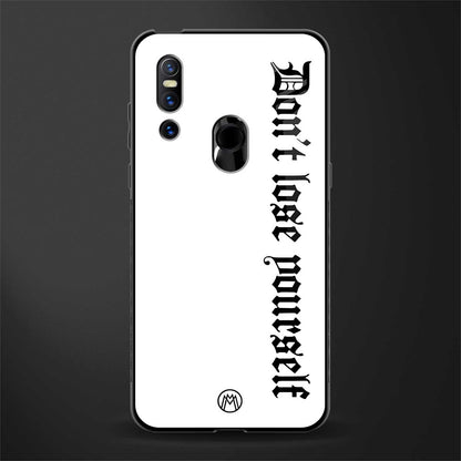 don't lose yourself glass case for vivo v15 image