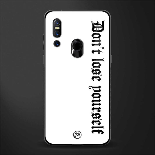 don't lose yourself glass case for vivo v15 image