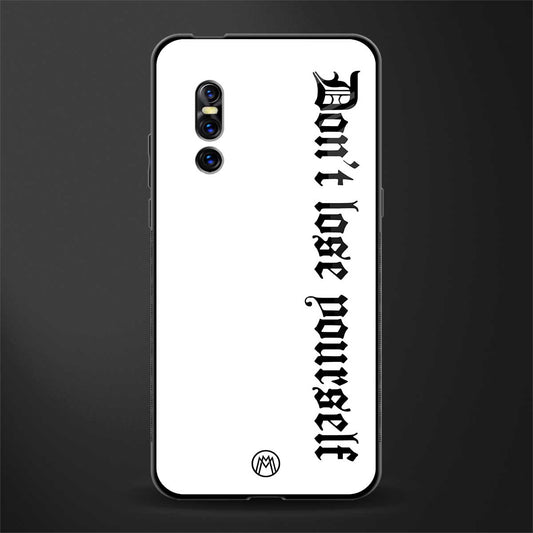 don't lose yourself glass case for vivo v15 pro image