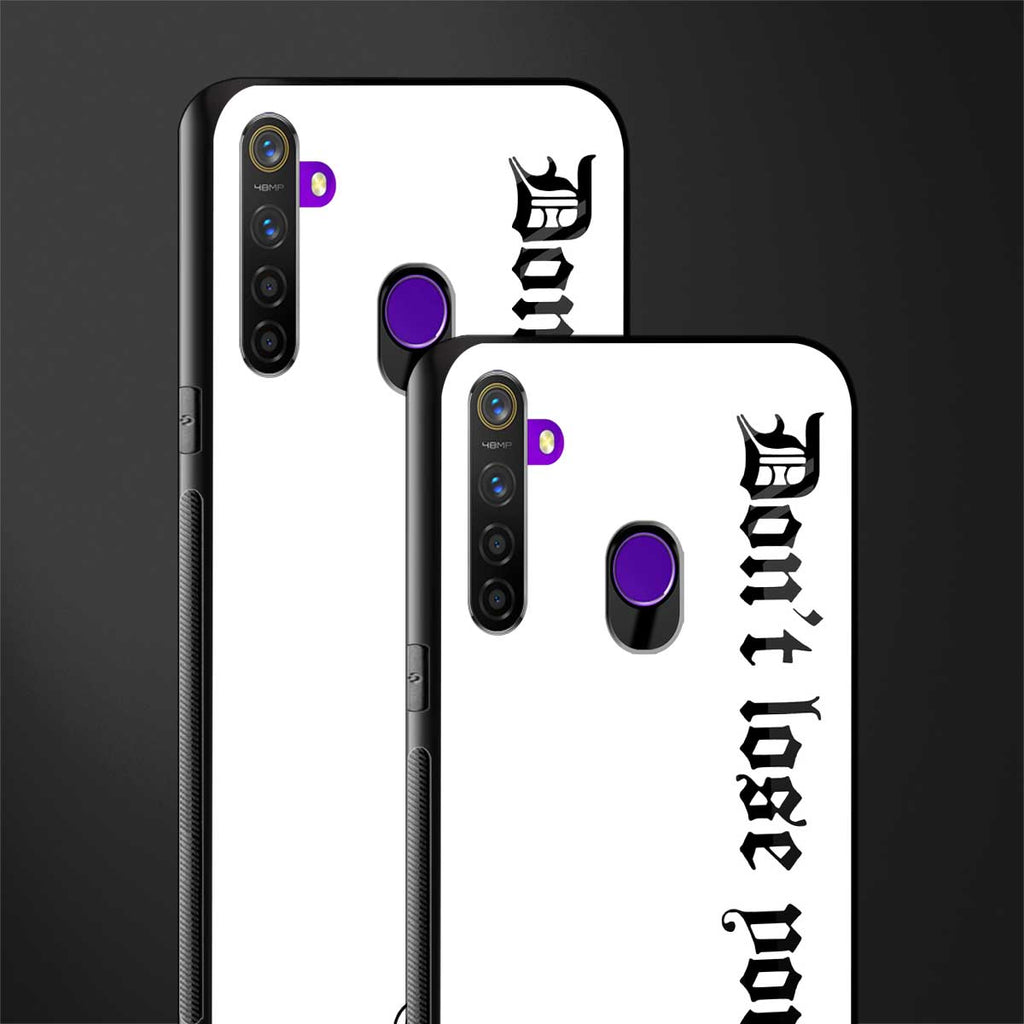 don't lose yourself glass case for realme narzo 10 image-2