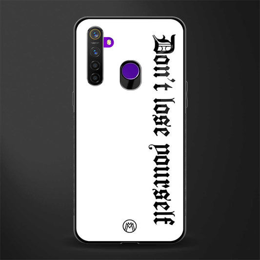 don't lose yourself glass case for realme 5i image