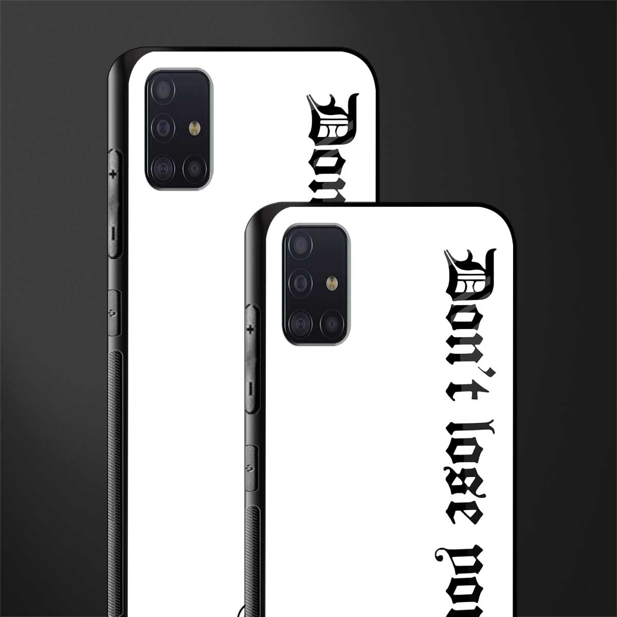 don't lose yourself glass case for samsung galaxy a71 image-2