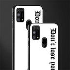 don't lose yourself glass case for samsung galaxy f41 image-2