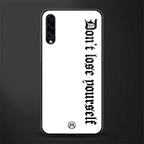 don't lose yourself glass case for samsung galaxy a50s image