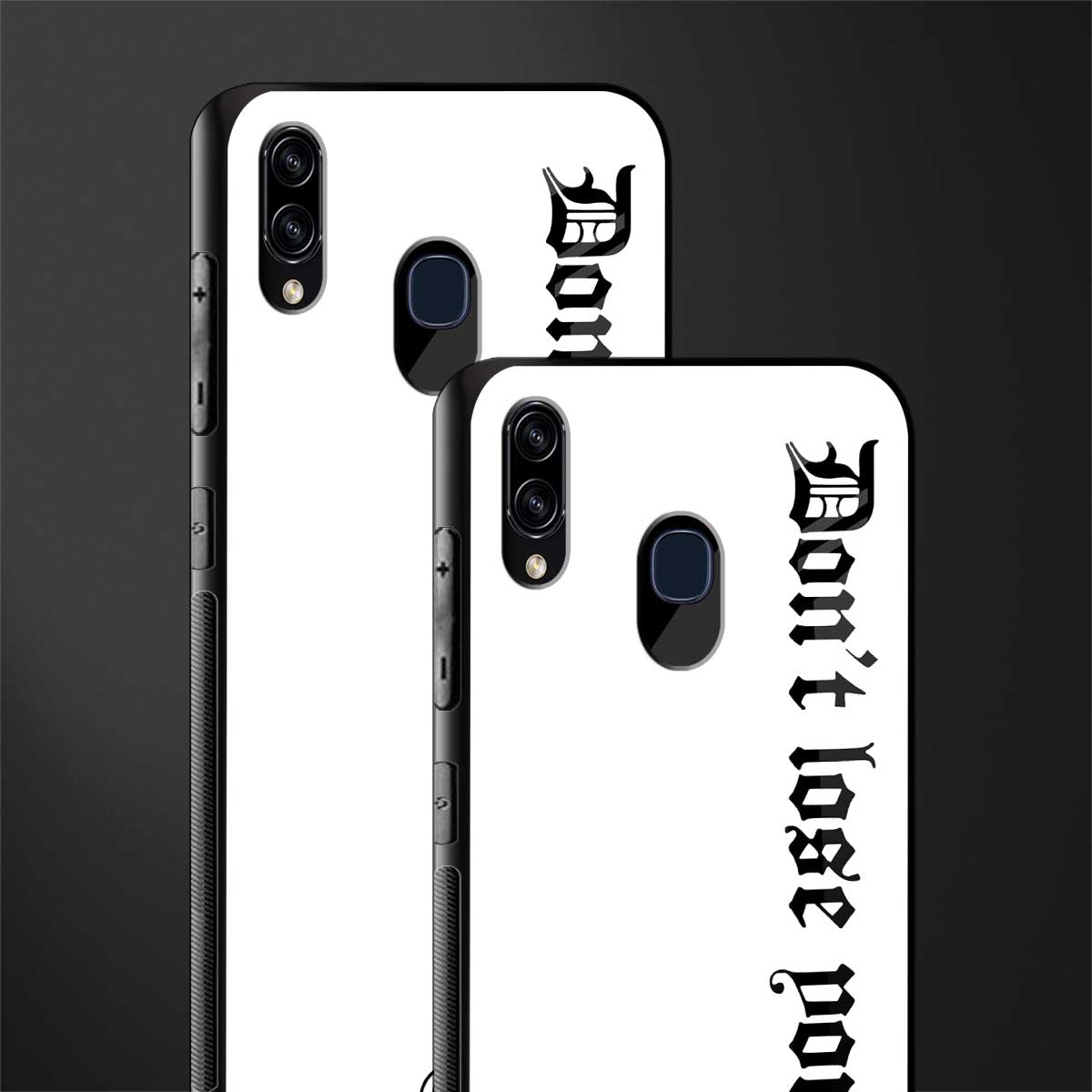 don't lose yourself glass case for samsung galaxy a20 image-2