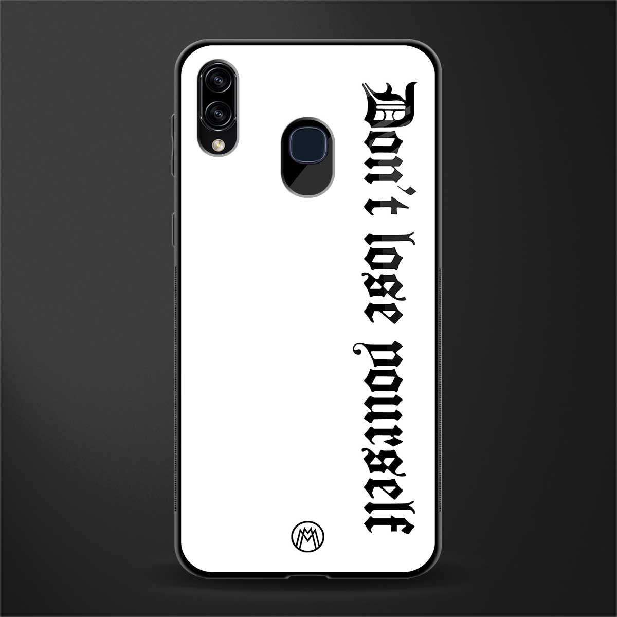 don't lose yourself glass case for samsung galaxy m10s image