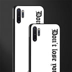 don't lose yourself glass case for samsung galaxy note 10 plus image-2