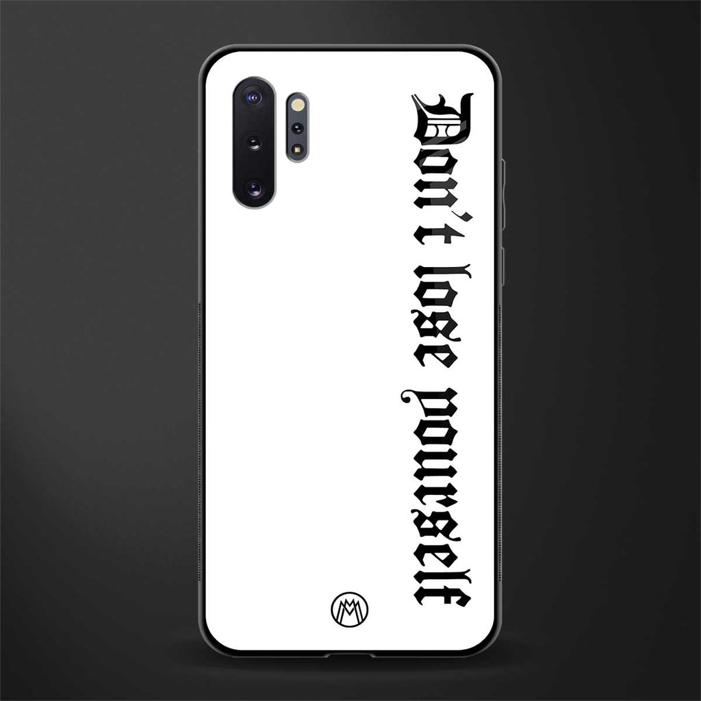 don't lose yourself glass case for samsung galaxy note 10 plus image