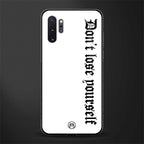 don't lose yourself glass case for samsung galaxy note 10 plus image