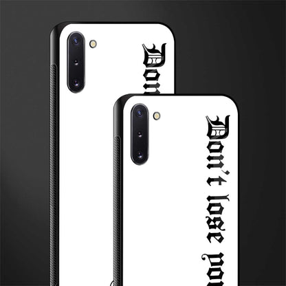 don't lose yourself glass case for samsung galaxy note 10 image-2
