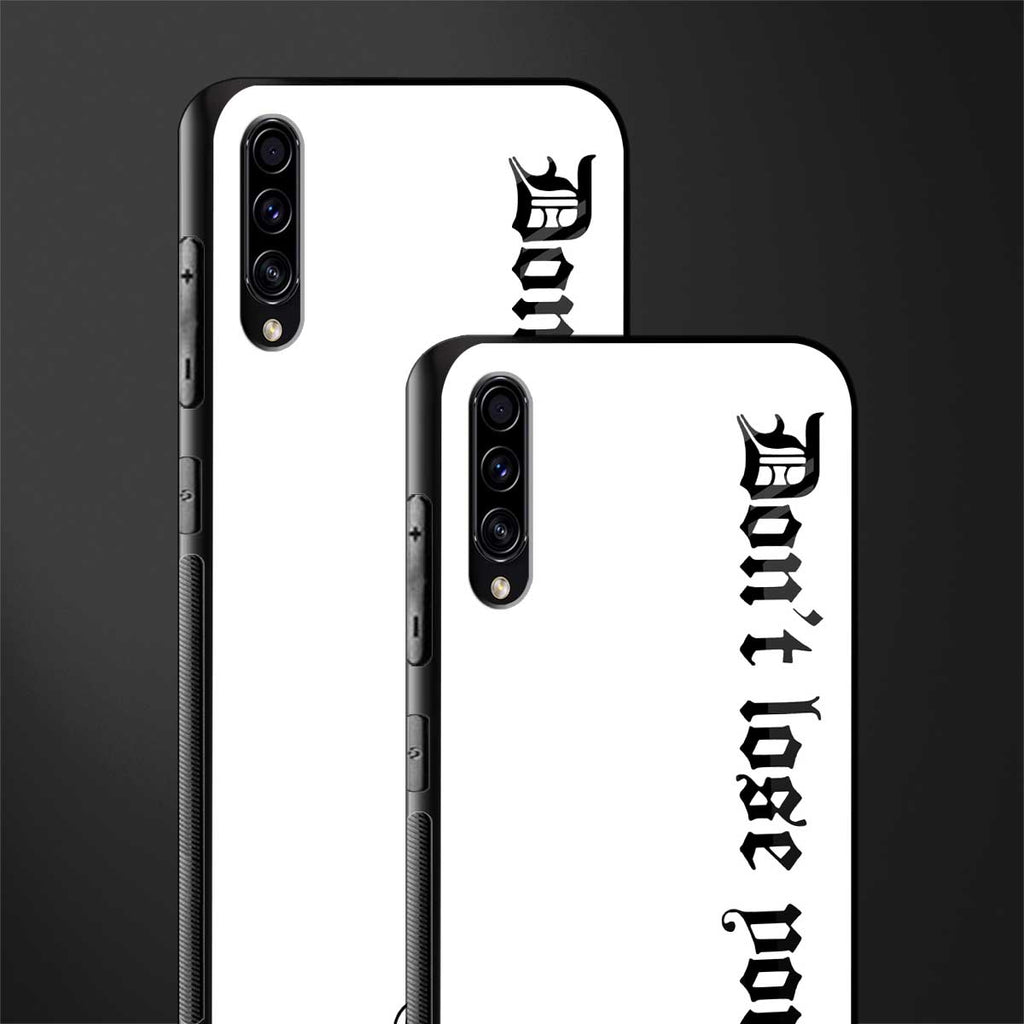 don't lose yourself glass case for samsung galaxy a70s image-2