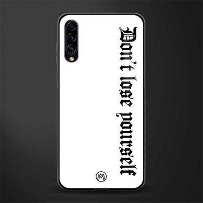 don't lose yourself glass case for samsung galaxy a70 image