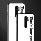 don't lose yourself glass case for redmi note 8 pro image-2