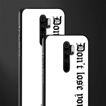 don't lose yourself glass case for redmi note 8 pro image-2