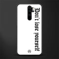 don't lose yourself glass case for redmi note 8 pro image
