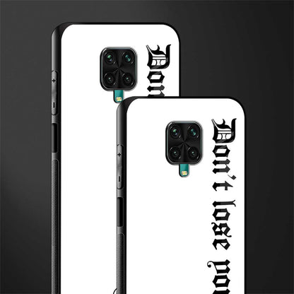don't lose yourself glass case for redmi note 9 pro image-2