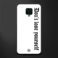 don't lose yourself glass case for redmi note 9 pro image